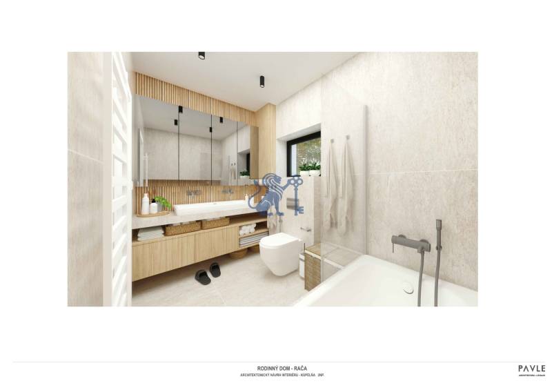 Vizualizácia | kúpeľňa na poschodí