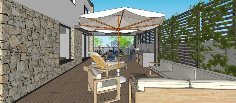 Vizualizácia | terasa