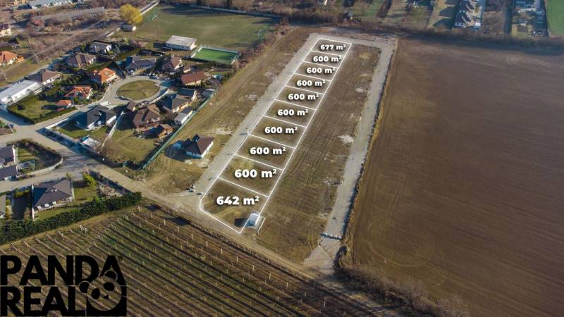 Stavební pozemky na prodej v Horních Štitárech pro bydlení, rozloha od 600 m².