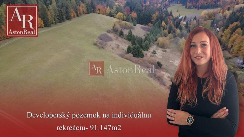 Developerský pozemek pro individuální rekreaci v Rekreačních pozemcích, Lazy pod Makytou, Čertov.