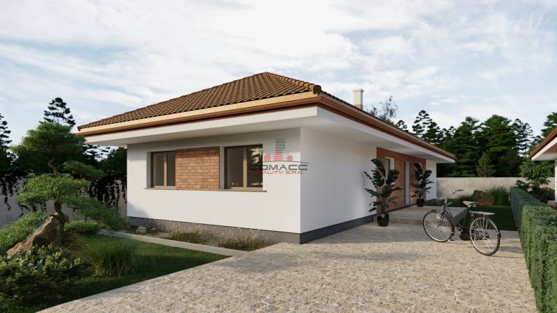 Rodinný dům v obci Veselé s terasou, kolem a upraveným dvorem na ulici Veselé.