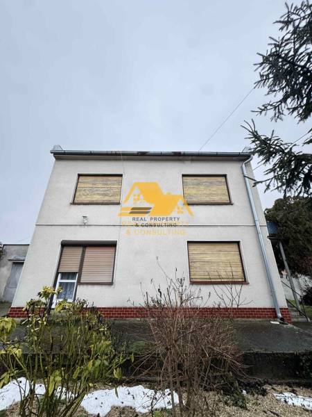 Rodinný dům v Dvorech nad Žitavou, ulice Dvory nad Žitavou, se zahradou před domem.