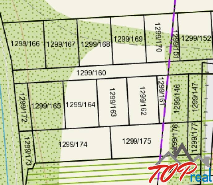 Městské pozemky - bydlení v Seni s parcelními čísly, využití pro rozvoj bydlení.