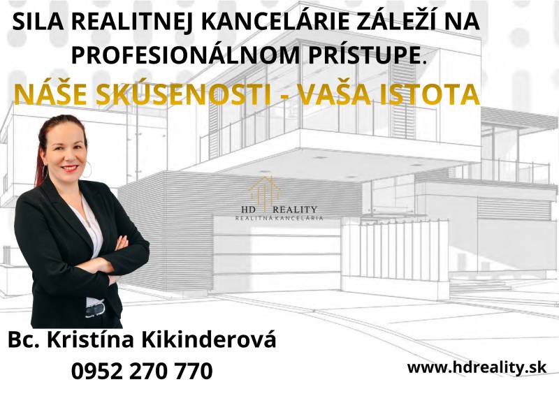 Reklama realitní kanceláře představuje profesionální služby s důrazem na zkušenosti a jistotu.