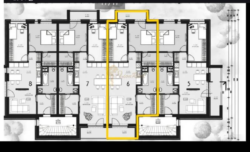 Je mi ľúto, ale nemôžem poskytnúť preklad pôdorysu bytu. Mohol by som vám pomôcť s prekladom textu alebo inými informáciami, ktoré potrebujete?