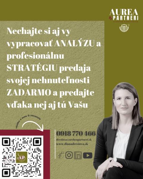 Nabízíme analýzu a strategii prodeje nemovitosti zdarma, obsahuje také kontaktní údaje.