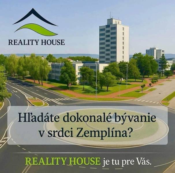 Centrum Michalovců obklopené zelení nabízí ideální pozemky pro bydlení.