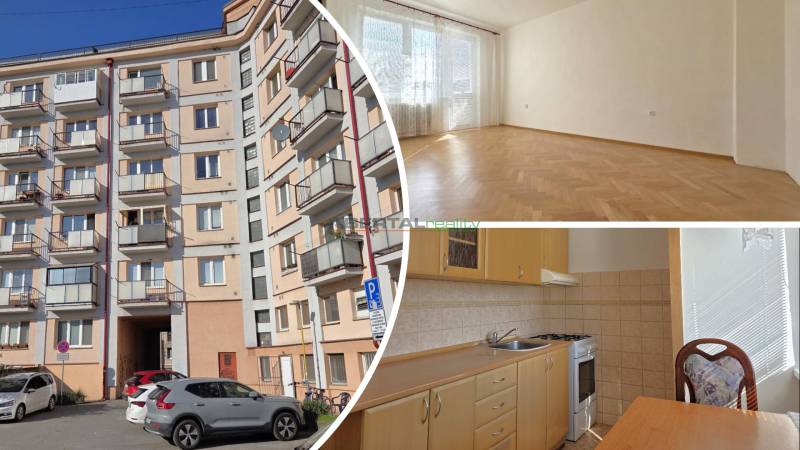 Bytový komplex na ČSA v Košicích s výhledem na 3pokojový byt. Podlaha s dřevěným dekorem.