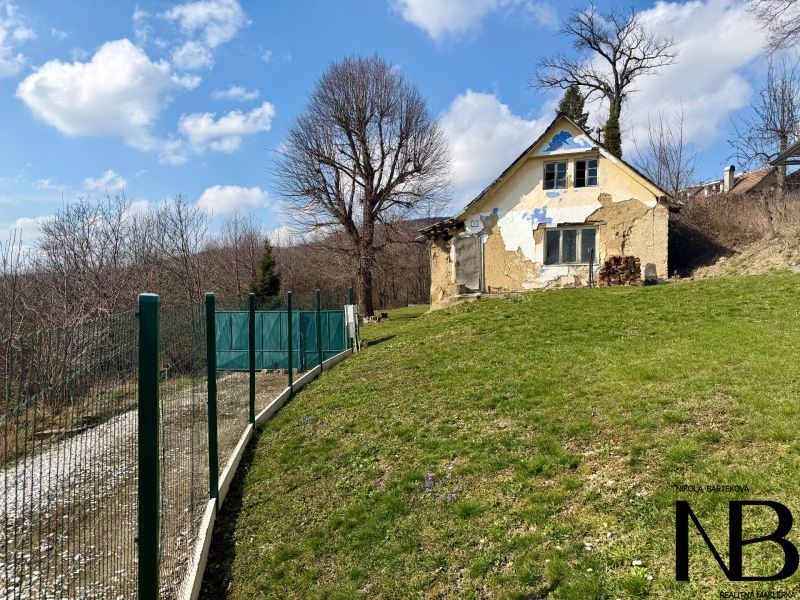Pozemky - bydlení v Lubině na ulici Lubina s ošuntělou budovou a trávníkem.
