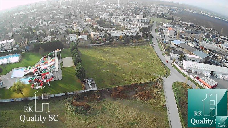 Letecký pohled na pozemky - bydlení v lokalitě Senec, ulice Sluneční jezera SEVER.