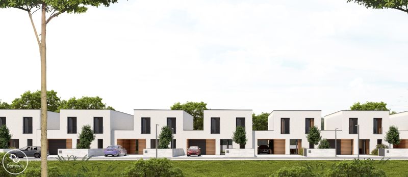 Řadová výstavba domů na ulici Čulenova ve Skalici, vhodná pro Pozemky - bydlení.