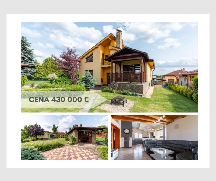 Rodinný dům v Prešově s krásnou zahradou a pohodlnou terasou. Cena 430 000 €.