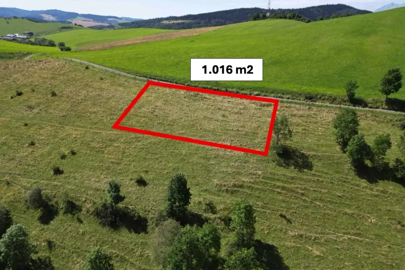 Krásná přírodní lokalita s pozemkem 1 016 m² v blízkosti Staré Ľubovně, Zvláštní nemovitosti.