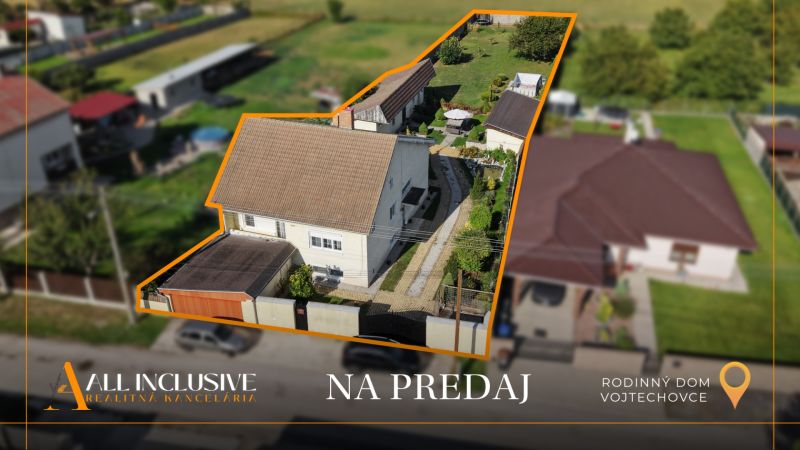 Rodinný dům na prodej ve Vojtechovcích v Novém Životě s prostornou zahradou.