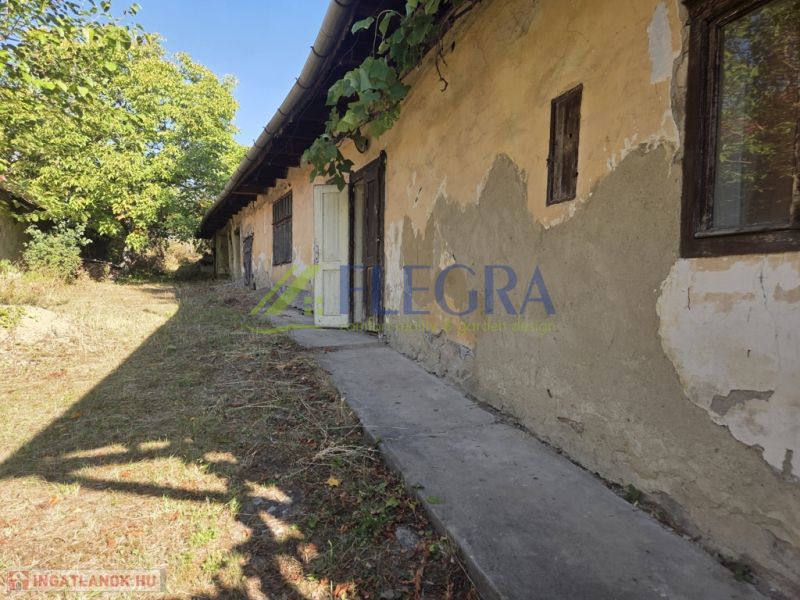 Rodinný dům v Hejciach s potřebou renovace, se starou omítkou a upravenou zahradou.